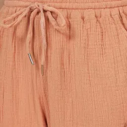 Honey by Pantaloons Peach Cotton Pants image 5