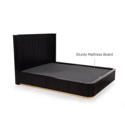 Durian Opus Walnut Engineered Wood King Bed image 5