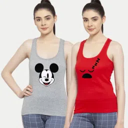 Friskers Multicolor Printed Camisole (Pack Of 2)-picture-29