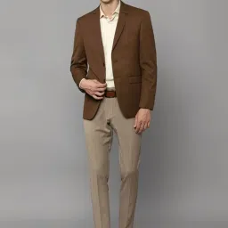 Allen Solly Brown Slim Fit Blazer image 4