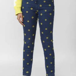 FOREVER 21 WOMEN MID WAIST SLIM FIT ANKLE LENGTH JEANS-picture-10