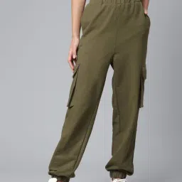 Melon by PlusS Olive Regular Fit Joggers-picture-25