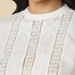 Allen Solly White Regular Fit Top image 5