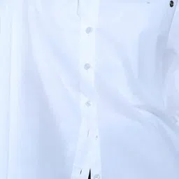 High Star White Cotton Regular Fit Oversized Shirt image 5