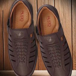 Fausto Men's Brown Fisherman Sandals-picture-7