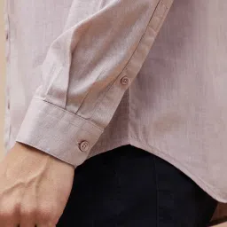 Code By Lifestyle Pink Regular Fit Shirt image 5