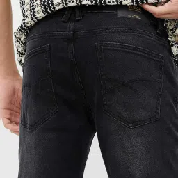 Forca By Lifestyle Black Cotton Regular Fit Jeans image 5