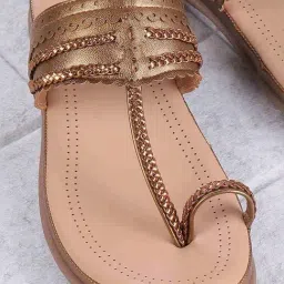 Metro Women's Gold Toe Ring Sandals-picture-23