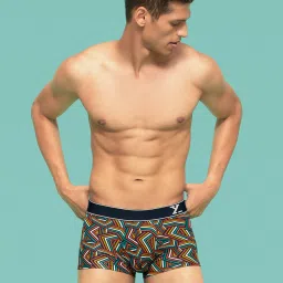XYXX Multicolor Printed Cotton Trunks - Pack of 3 image 5