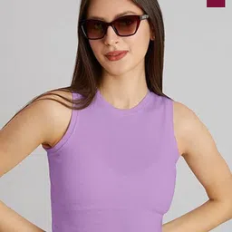 SHAHVEER CREATION Women Pack of 2 Ribbed Cotton Tank Crop Top-picture-41