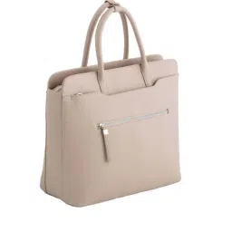 CARPISA New Mandy V2 Beige Synthetic Solid Laptop Messenger Bag image 3