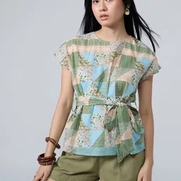 20Dresses Floral Print Cotton Top image 4