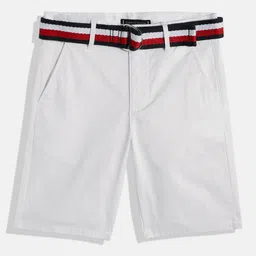 Tommy Hilfiger Boys Self Design Regular Shorts With Belt-picture-51
