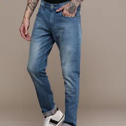 WROGN Men Slim Fit Light Fade Stretchable Jeans-image-81