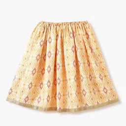 Campana Girls Printed Sequinned Ready to Wear Lehenga & Blouse With Dupatta image 4