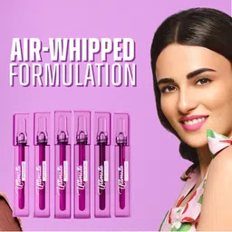 Blue Heaven Ultimatte Whipp Lip Liquid Matte Lipstick 3ml - Rose Dream image 3