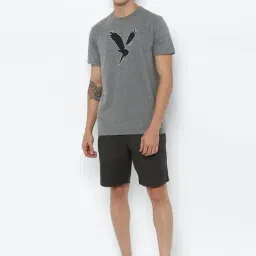 American Eagle Grey Cotton Regular Fit Shorts image 5