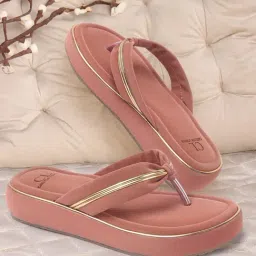 Carlton London Women's Peach Casual Sandals-picture-24