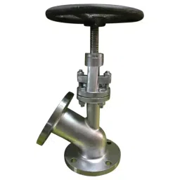 Flowtek 3.94x3.94 inch, 100x100 mm Cast Steel Y Type Flush Bottom Valve ASA 150# Flanged-picture-20
