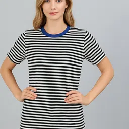 CORSICA Women Striped Bio Finish T-shirt image 4
