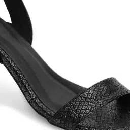 Tao Paris Flo Black Ankle Strap Stilettos image 4
