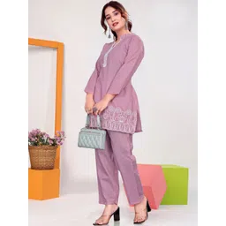 Racnos Embroidered Tunic With Trousers Co-Ords image 2