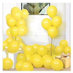 Bubble Trouble Metallic Balloons Yellow - Pack of 50-picture-40