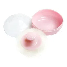 BOXOT IMPEX Portable Powder Puff with Box Holder Container - Pink image 3