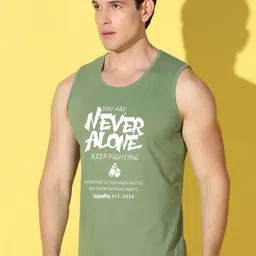 WOOSTRO Pack of 2 Printed Combed Cotton Innerwear Vests with Intelliease Technology image 2