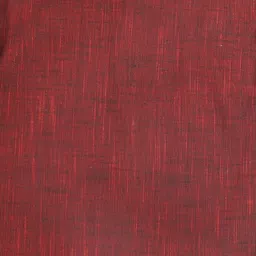 Vastramay Pure Handloom Cotton Full Sleeves Solid Kurta &  Pyjama - Maroon & White image 5