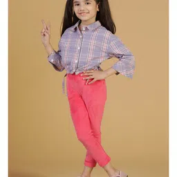 Tales & Stories Solid Leggings - Pink image 5