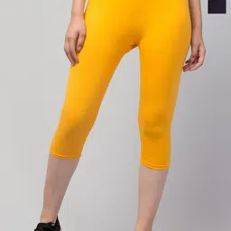 UllasPemium Women Pack of 2 Mid-Rise Skinny Fit Capris-image-95