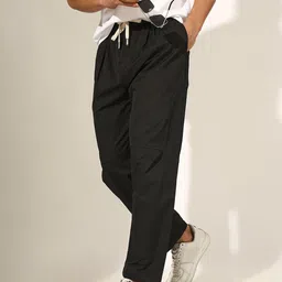 SHOWOFFFF Men Low-Rise Easy Wash Pleated Trousers-picture-20