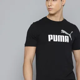 Puma Brand Logo Printed Pure Cotton T-shirt-picture-22
