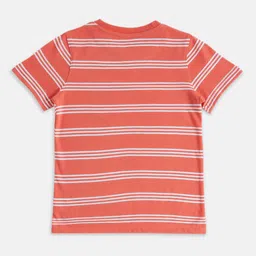 Pantaloons Junior Boys Striped Cotton T-shirt image 2
