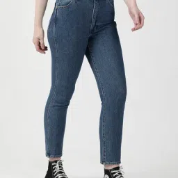 Wrangler Blue Slim Fit High Rise Jeans-picture-21