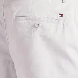 Tommy Hilfiger Grey Cotton Regular Fit Shorts image 5