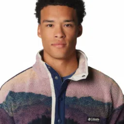 Columbia Collegiate Navy Regular Fit Printed Sports Jacket image 5