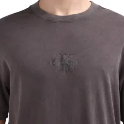 Calvin Klein Grey Relaxed Fit T-Shirt image 5