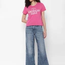 American Eagle Outfitters Blue High Rise Jeans image 5