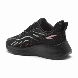 Asian Women's Black Running Shoes image 5