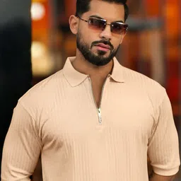 Maniac Men Polo Collar T-shirt-image-89