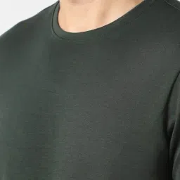 Van Heusen Green Slim Fit T-Shirt image 4