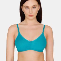 Zivame Peacock Blue Non Wired Non Padded T-Shirt Bra-picture-41