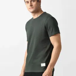 Van Heusen Green Slim Fit T-Shirt image 3