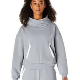 Asics Grey Full Sleeves Sports Hoodie-picture-10