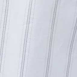 Code By Lifestyle White Cotton Regular Fit Striped Shirt image 5