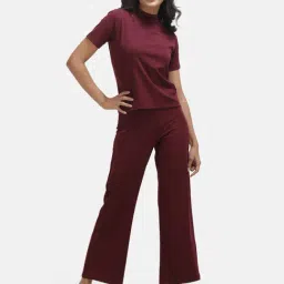 KOI SLEEPWEAR Maroon Top With Pants-picture-17