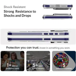 Sprig Back Cover for Apple iPhone 15 Camera Stand (Blue) image 3