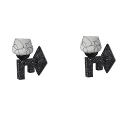 SOMIL Black Glass Cylinder Printed Wall Lamps-picture-25